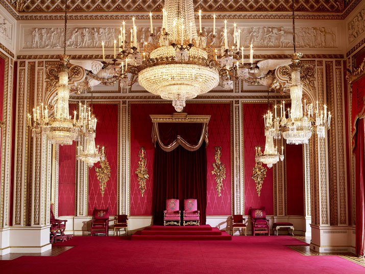 Inside Buckingham Palace Throne Room Scene Therapy