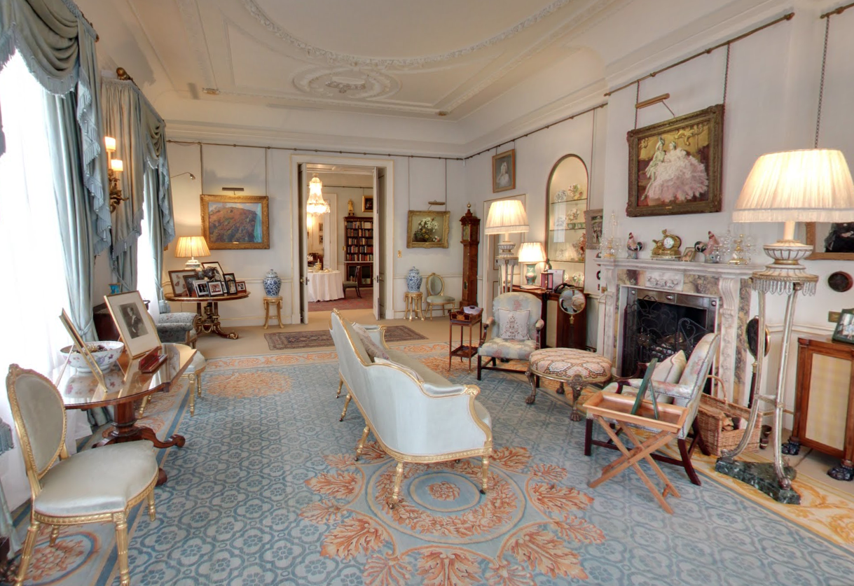 Inside Clarence House Prince Charles Home The Blue Morning Room