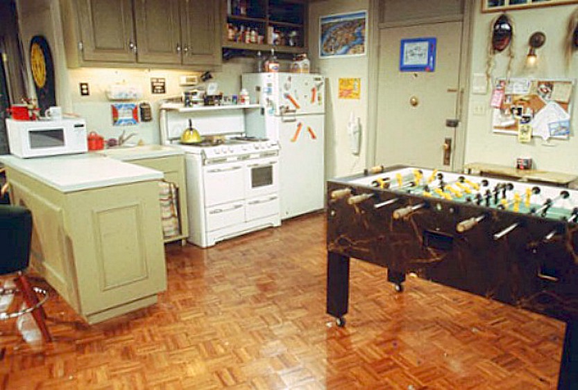 Joey And Chandler S Apartment From Friends Foosball Table