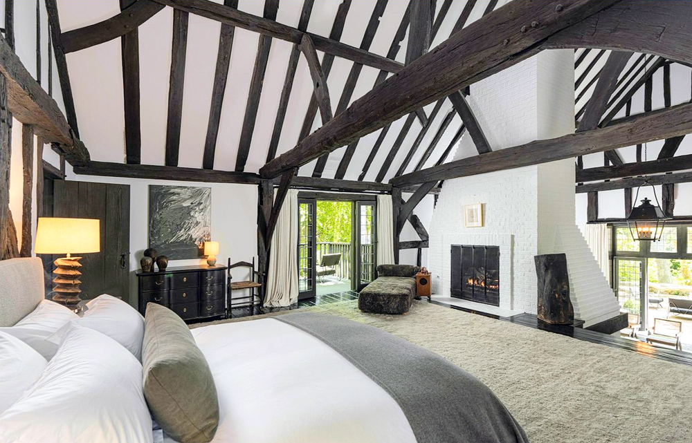 Ariana Grande's House in Montecito - Tudor House Bedroom - Scene Therapy